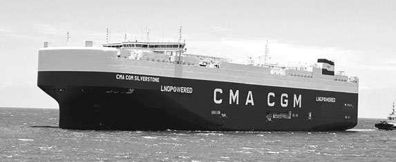CMA CGM SILVERSTONE makes maiden call at Hambantota Intl Port