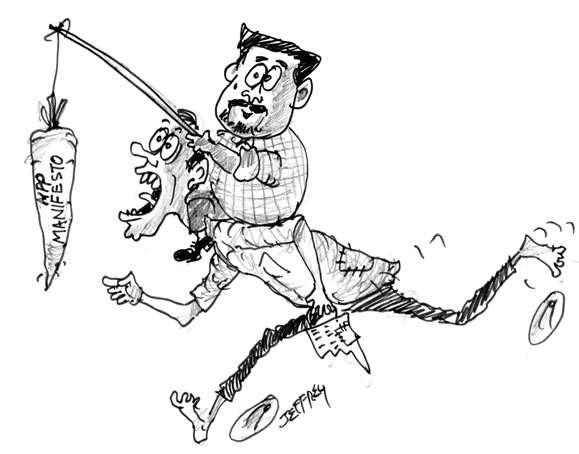 Manifestos, promises and failures