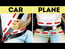 Seatbelts in planes and automobiles