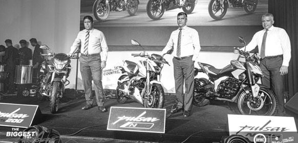 DPMC unveils three new Pulsar bikes at Lanka's biggest motorcycle launch