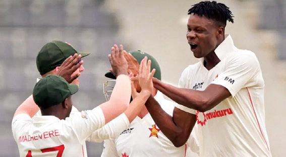 Zimbabwe wrap up first Test win in four years