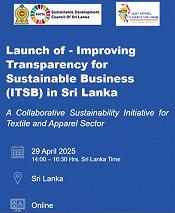 Promoting inclusivity and sustainability across Sri Lanka's textile and apparel sector