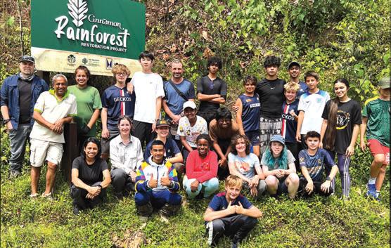 Young Geckos dig deep to help restore forest near Sinharaja