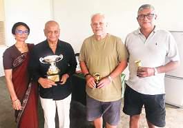 Reza Macan Markar and Edward Perera win T Murugaser Memorial Bridge Tournament