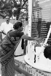 Shritharan praises Canadian Tamil Genocide Monument and slams Sri Lankan politicians