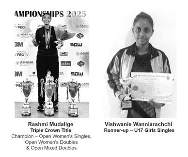 Gateway's Badminton Duo Dazzle at All-Island Championship
