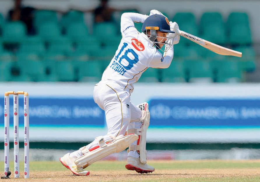 Nissanka's ton puts Sri Lanka in box seat at SSC