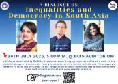 Public Dialogue: Inequalities and Democracy in South Asia