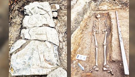 Medieval knight 'Lancelot' and his stunning stone tomb found under ice cream shop in Poland