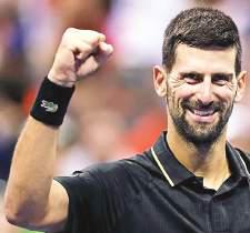 Djokovic storms into last eight despite injury worries