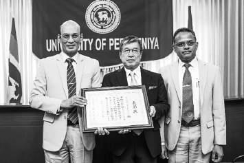 Ambassador's Commendation awarded to Prof. Sajjiv Ariyasinghe