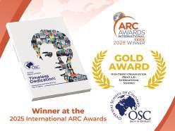 The Overseas School of Colombo strikes Gold again at the International ARC Awards in New York