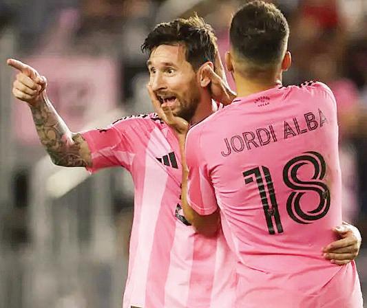 Messi stars for Miami after Argentina rest him