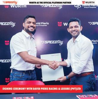 Würth Lanka partners David Pieris’ “SpeedBay Circuit” as Platinum Partner