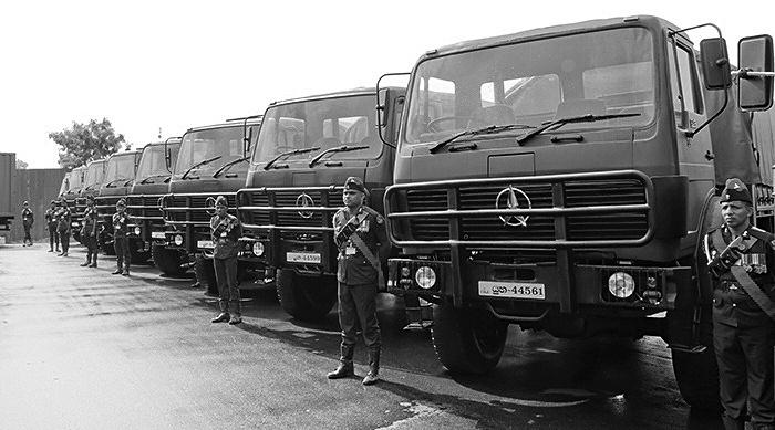 Army paid Rs. 10 mn for hired vehicles on monthly basis