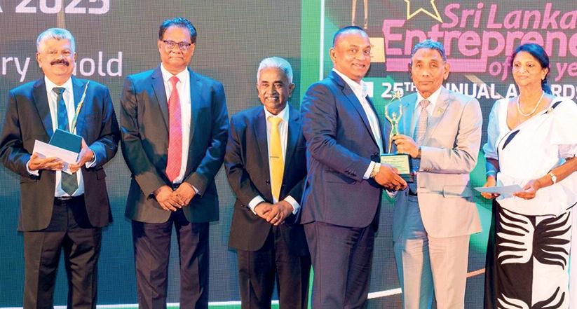 Manjula Ariyakumara of Three Sinha Industries wins Gold at Sri Lankan Entrepreneur of the Year Awards