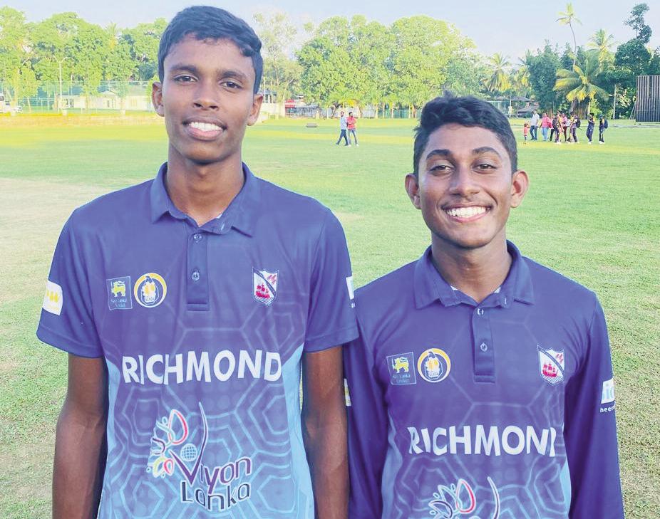 Bevin, Thenusha guide Richmond to final