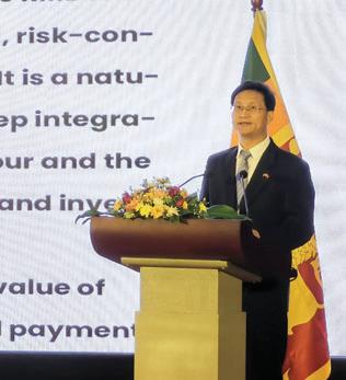 Chinese Envoy urges greater use of RMB for trade between China and Lanka