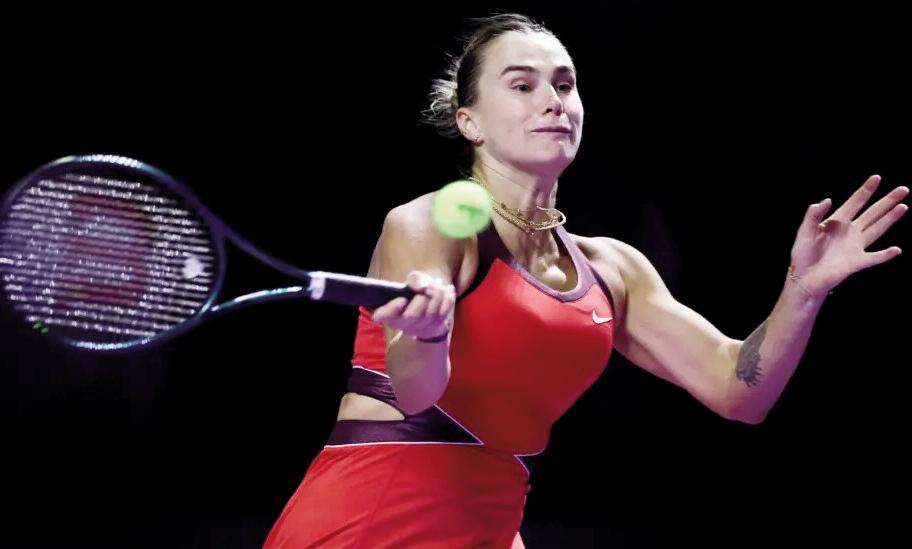 Sabalenka beats Gauff to reach WTA Finals last four