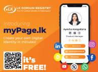 LK Domain Registry empowers Sri Lankans to create their own digital identity with myPage.lk