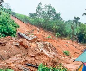 Entire Gangoda village buried in landslide as heavy rains devastate Kandy District