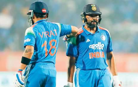 Kohli closes in on Rohit at the top of ODI batting rankings