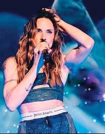 Sporty Spice performs at ABC's NYE25 concert in Sydney
