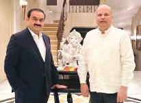 Milinda Moragoda meets with Gautam Adani