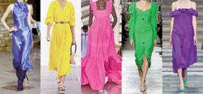 Bold colour in dressing fashion