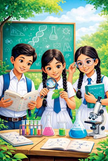 Let children touch science and mathematics
