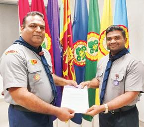 SLAS officer appointed Special Commissioner of Scout Association