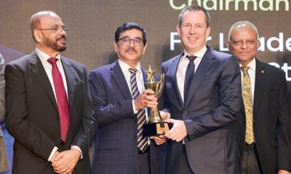 Nestlé Lanka Chairman and Managing Director, Bernie Stefan honoured at the CEO of the Year Awards 2025