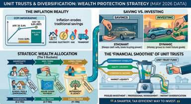 ‘How to protect your wealth from rising inflation with Unit Trusts and diversification’