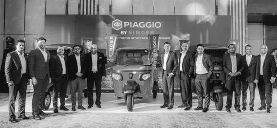Singer unveils new Piaggio Apé three-wheeler range to empower entrepreneurs
