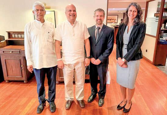 Milinda Moragoda meets with Australian High Commissioner Designate