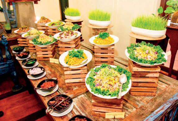 World vegan day with exquisite organic buffets