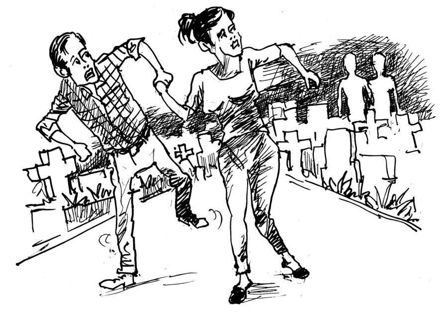 Lovers flee as shortcut through Mount Lavinia cemetery is disturbed by 'ghosts'