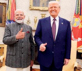 Five days after hosting Putin, Modi speaks to Trump