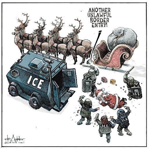 True Santa & Fake Santa in the US. NPP underwhelmed by Square-toed Critics