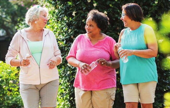 Boost your steps in a walking book club!