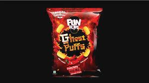 Fun Flips by JK Foods Launches 'Ghost Puffs' - A Fiery Snack Experience Like No Other