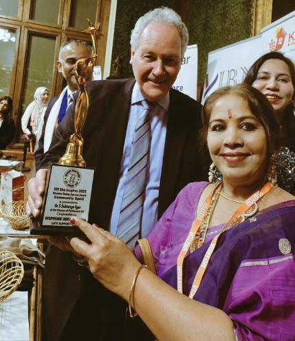 Dr. S. Sukanya Iyer Honoured with IIW Award