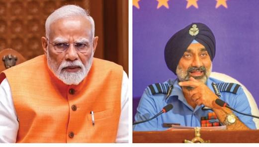 IAF Chief Air Marshal AP Singh Meets With PM Modi: Sources