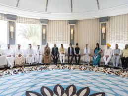 Shrikant Shinde-led delegation meets UAE Minister Sheikh Nahayan