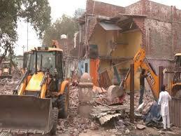 Delhi begins demolition at Jangpura Madrasi Camp to clear Barapulla drain