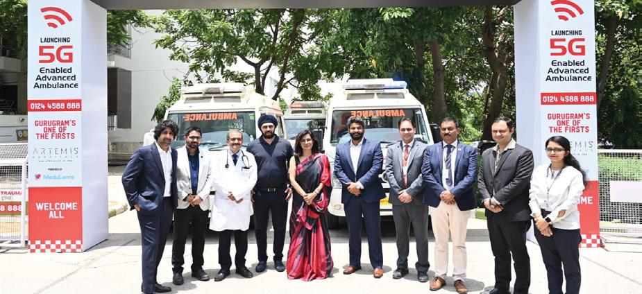 Gurugram Gets One of First 5G-Enabled Advanced Ambulances: A Revolutionizing Emergency Care with Cutting-Edge Technology Initiative by Artemis Hospitals & Medulance