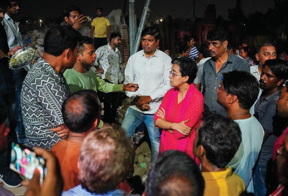 Many families did not have place to sleep: AAP a day after demolition drive