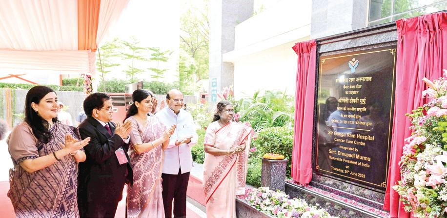 President Murmu Inaugurates Cancer Care Centre in City