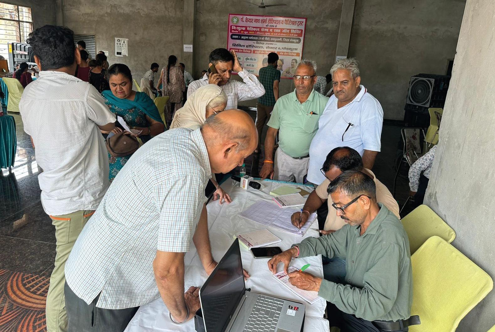 Free Medical Camp Benefits 291 in Raipur Rani Under MLA Shakti Rani's Initiative