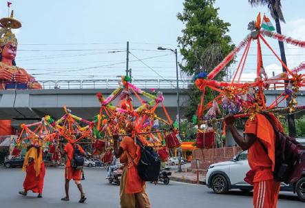 Kanwar Yatra: Police Deploy Over 5,000 Personnel, Drones Across Delhi